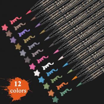Assorted Metallic Marker Pens for Crafts