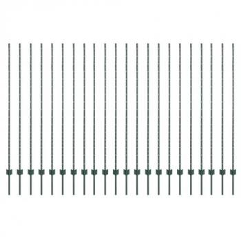 Set di pali 200 cm – 22 componenti verdi in acciaio inox