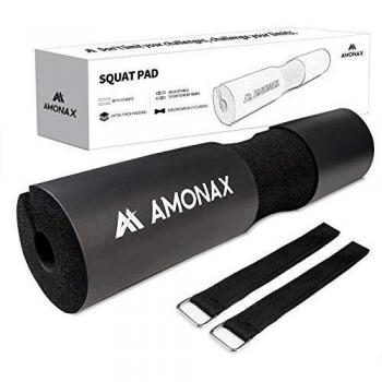 Cushión protectores de cuello y hombros Amonax para barra de gimnasia, perfecto para sentadillas y push de cadera durante entrenamientos en casa y g
