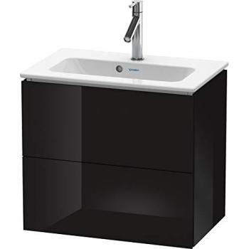 L-Cube Mueble Bajo Lavabo 550x620x391mm Negro Brillante – Duravit