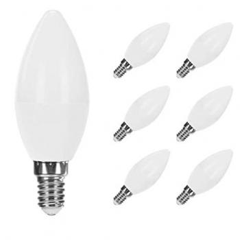 Lot de 6 ampoules LED E14 6W 40W équivalent 470lm Raydan Home