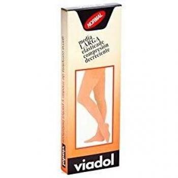 Viadol Media Larga Normal Beige Talla Grande