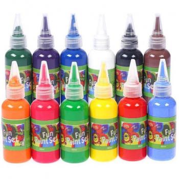 Pigmento Líquido Gouache Lavable 12‑colores