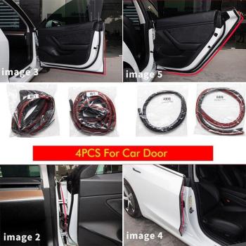 6PCS Weatherproof Door Seal for Tesla Model 3