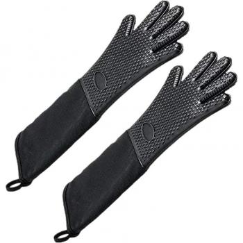 Extra Long Heat Resistant Oven Mitt