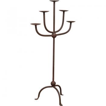 Biscottini Vintage Iron Candelabrum Display