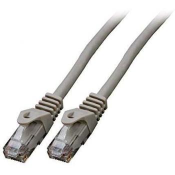 EFB-Elektronik RJ45 Patchkabel Cat.6 U/UTP LSZH CCA grau 30m