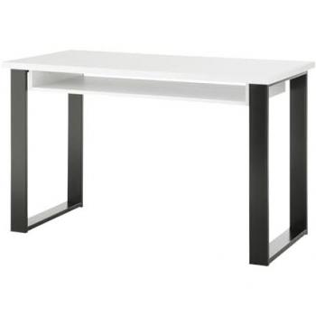 Furn.Design Laptoptisch Stove in weißer Pinie und anthrazit, 125 x 60 cm