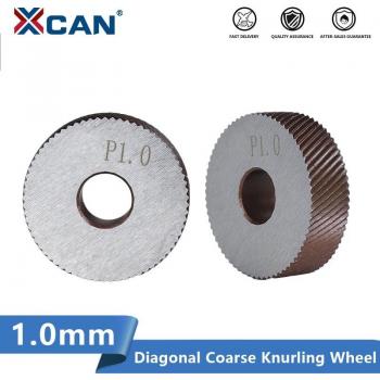 XCAN 2pcs 1.0mm Coarse Knurling Wheel for Metal Lathe 26mm