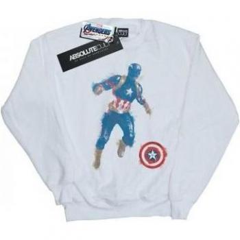 Maglia da palestra Capitolo Finale: Capitano America con stampa dipinta