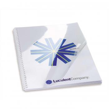 GBC A3 Clear Binding Covers 200 Micron, Pack of 100