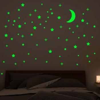 Pegatinas de vinilo brillantes en la oscuridad