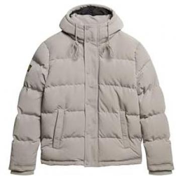 Doudoune Superdry Homme Everest Gris avec Capuche S
