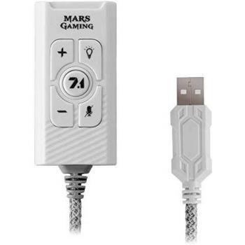 Mars Gaming MSC2 Carte son externe 7.1 USB Blanc avec LED RGB