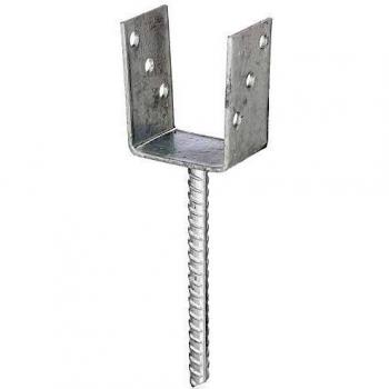 Supporto Palo U Concretizzazione Lamiera Grecata 214258