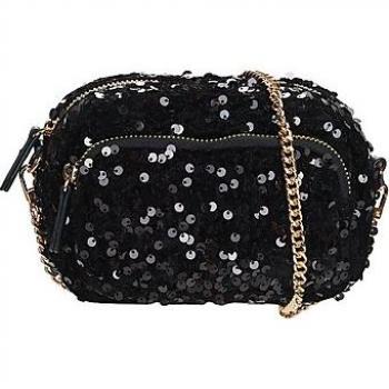 Petite Mendigote STONE PETIT Black Crossbody Bag for Women