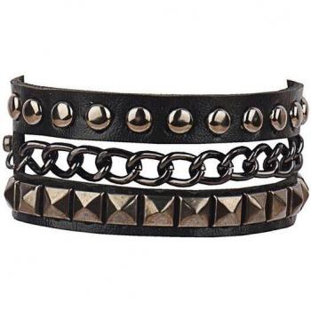 Brazalete Punk para Mujer con Diseño Gótico