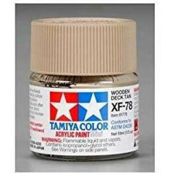 Vernice Acrilica Tamiya Mini XF-78 Wooden Deck Tan