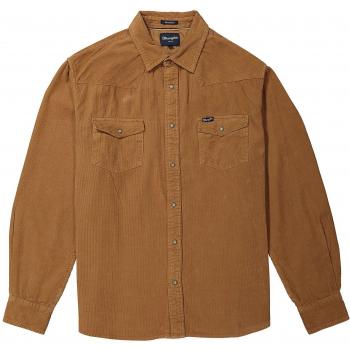 Braunes Wrangler Herren Hemd in M