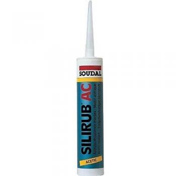 Silicone blanc 310 ml Silirub AC – Soudal