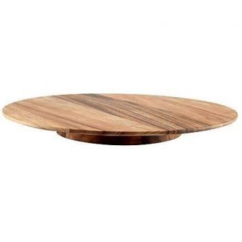 Plateau tournant en acacia 36 cm
