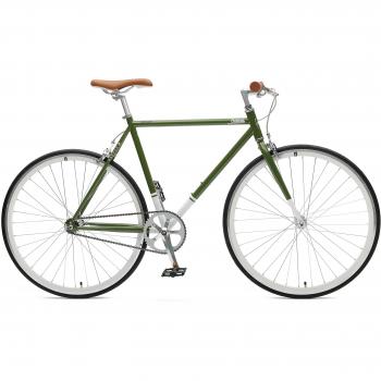 Critical Cycles Harper Fixed Gear Fahrrad, Salbeigrün, 49 cm, Kleine Größe