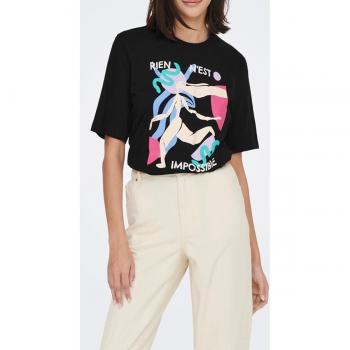 Camiseta Only mujer manga corta