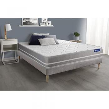 Suite Actisom + Colchón Actiflex Touch 160x200, Muelles Ensacados, Triple Zona de Confort