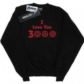 Marvel Girls Avengers Endgame I Love You 3000 Circuits Sweatshirt Dec-13 black