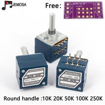 RK27 DualPot 10K‑250K con PCB y Mango Rueda