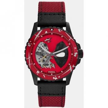 Fossil Uomo Orologio Automatico Deadpool Marvel Edizione Limitata LE1196SET