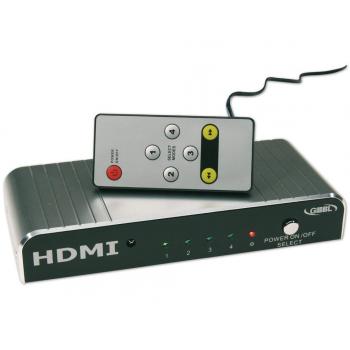 Multiplexer HDMI G&BL 5955 4→1 Nero