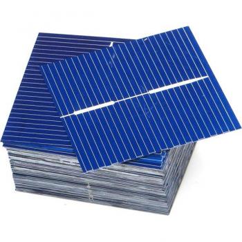 Cargador Solar DIY 50 Uds Panel de Silicio Policristalino 39mm