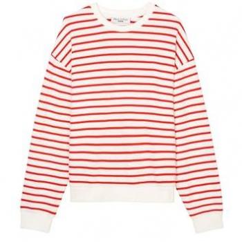 Sweatshirt MARC O'POLO DENIM aus reinem Organic Cotton Gr. L, rot, Damen