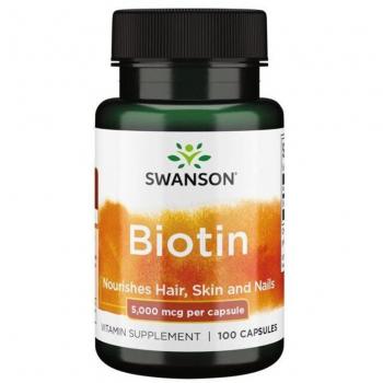 Swanson Biotina 5000 mcg