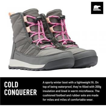 Sorel Zapatos para Niñas/Niños Whitney II Liso Resistente al Agua