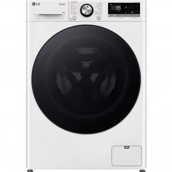 LG F94R76WHST Machine à laver avec charge frontale de 9 kg et essorage rapide de 1400 tr/min en blanc
