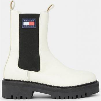 Tommy Jeans Klassische Stiefeletten Tjw Urban Chelsea EN0EN02298 Weiß 38 Damen