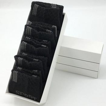 Calcetines de algodón para hombre, absorbentes y desodorantes, 5 pares