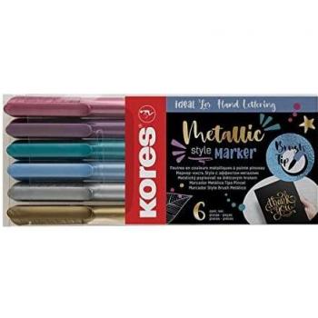 Kores Brush Pen Metallic
