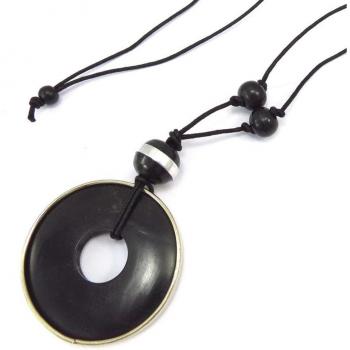 Kilimanjaro Silver and Black Necklace by Les Trésors De Lily