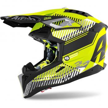 Casco Airoh Aviator 3 Wave Carbon Giallo XS