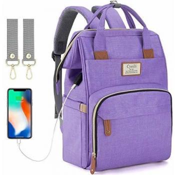 Wickelrucksack für Babys mit USB-Ladefunktion