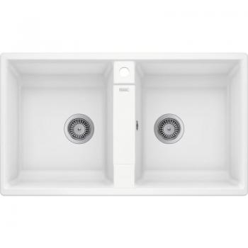 Blanco Zia 9, évier en silgranit blanc, dimensions 86x50 cm 516678