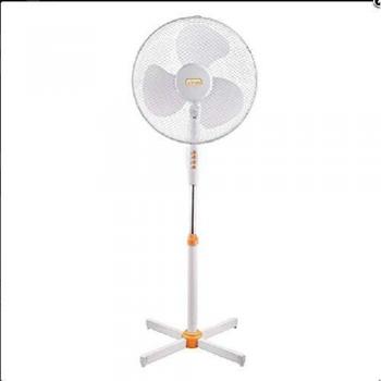 Vinco 70703 Ventilatore a piantana 45W, 3 Pale, Asta Regolabile, Bianco