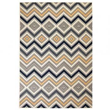 Tapis Moderne à Motif Zigzag VidaXL 160x230 cm