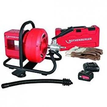 Disotturatrice Portatile Rodrum VarioClean, Batteria e Caricabatterie, Spirale 13 mm