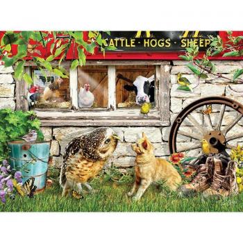 Full Round Drill Dog Diamond Art 20x30CM