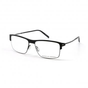 Óculos de Grau Porsche Design P8361-A Masculino Preto 55mm