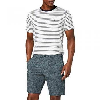 Dockers Pantalones Cortos Flex Chino, Azul (Shade Navy)